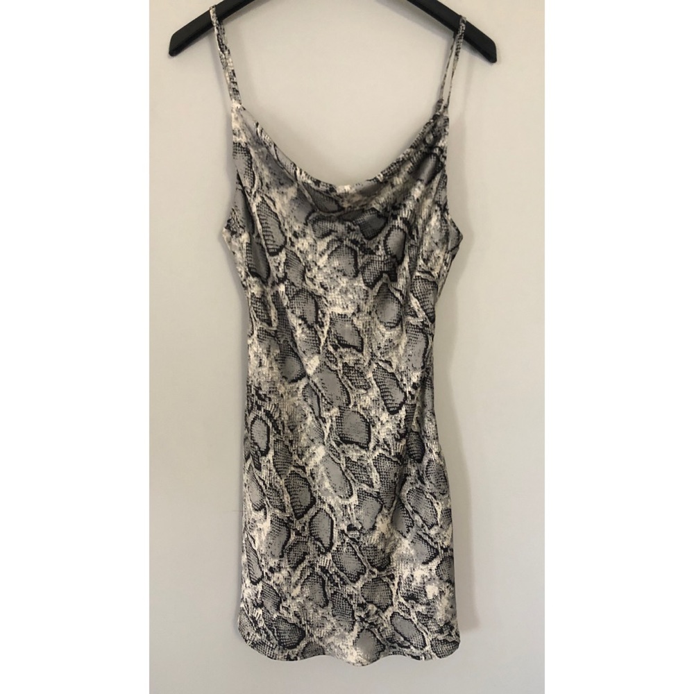 Never Worn Snake Print Mini Dress